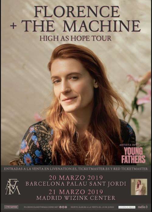 Cartel de Concierto de Florence and The Machine en Madrid
