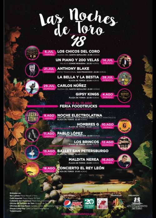 Cartel de Concierto de Los Brincos en Toro