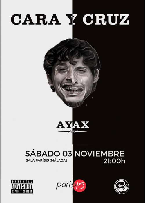 Cartel de Concierto de Ayax en Málaga