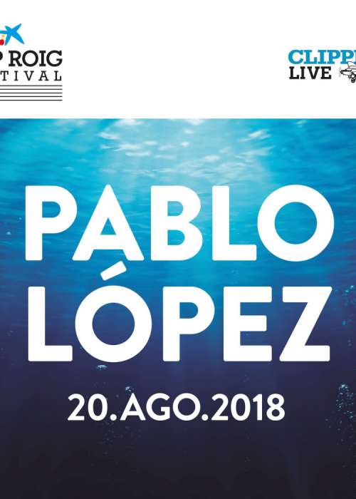 Cartel de Concierto de Pablo López en Palafrugell
