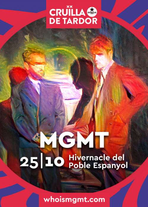 Cartel de Concierto de MGMTen Barcelona