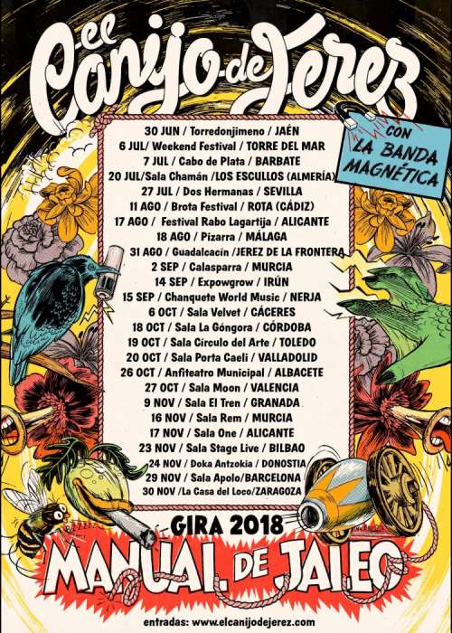 Cartel de Concierto de El Canijo de Jerez en Alicante