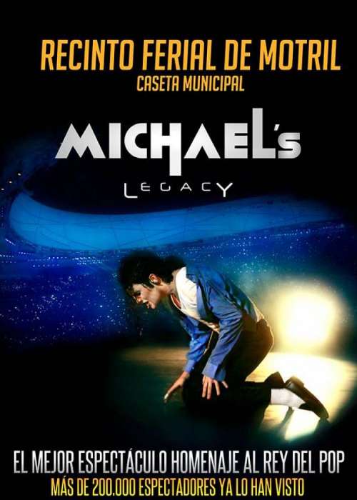 Cartel de Concierto de Michael´s legacy en Palencia
