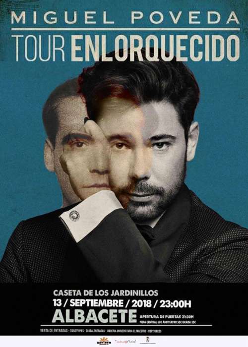 Cartel de Concierto de Miguel Poveda en Albacete