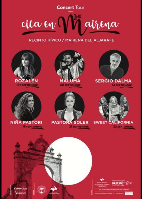 Cartel de Concierto de Pastora Soler en Mairena del Aljarafe