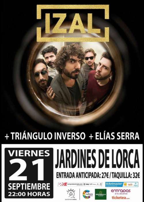 Cartel de Concierto de Izal en Lorca