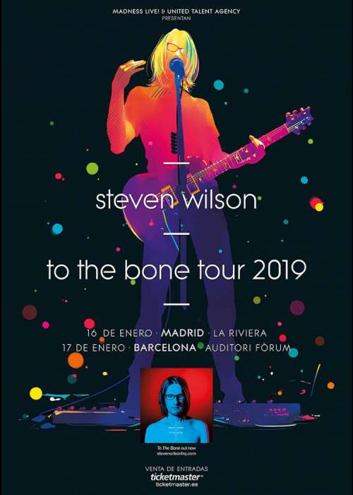 Cartel de Concierto de Steven Wilson en Madrid