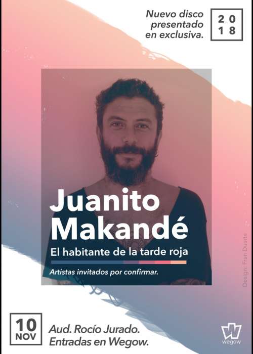 Cartel de Concierto de Juanito Makandé en Sevilla