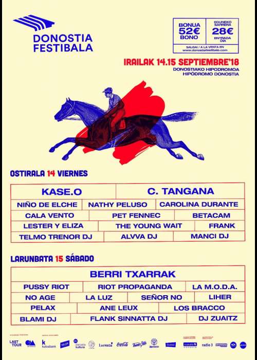 Cartel de Donostia Kutxa Kultur Festibala 2018