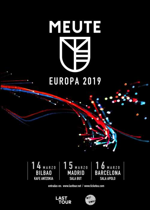 Cartel de Concierto de Meute en Barcelona
