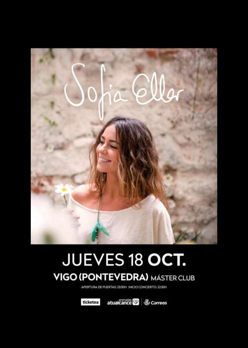 Cartel de Concierto de Sofía Ellar en Vigo