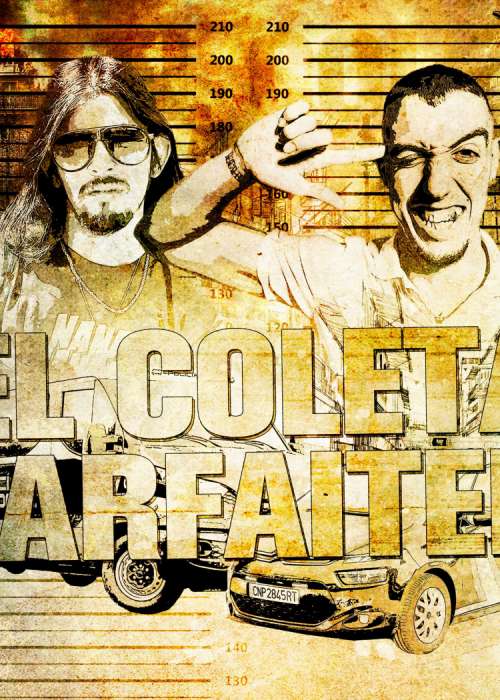 Cartel de Concierto de El Coleta + Jarfaiter en Zaragoza