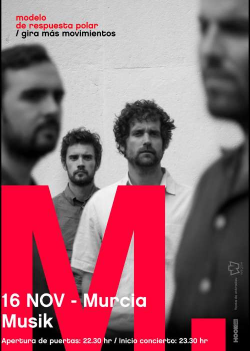 Cartel de Concierto de Modelo de Respuesta Polar en Murcia