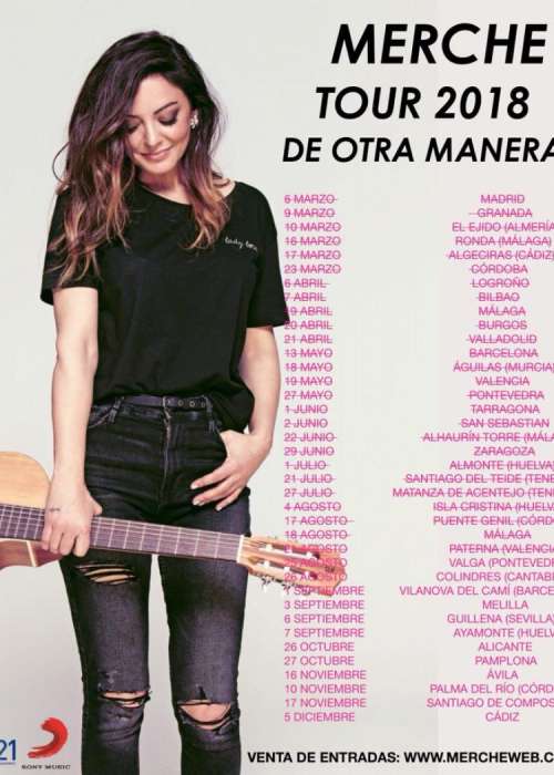 Cartel de Concierto de Merche en Ávila