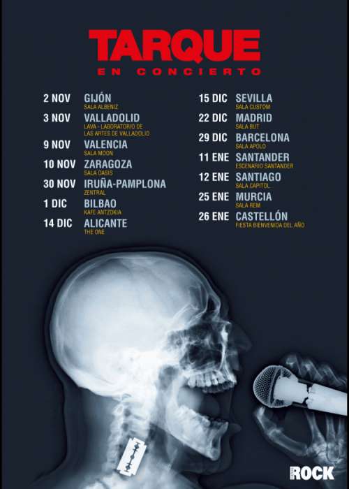 Cartel de Concierto de Carlos Tarque en Gijón