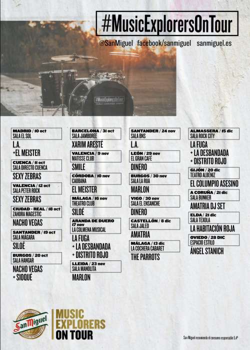 Cartel de Concierto de Ángel Stanich en Oviedo