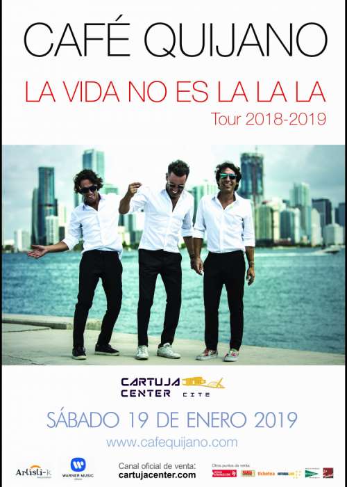 Cartel de Concierto de Café Quijano en Sevilla