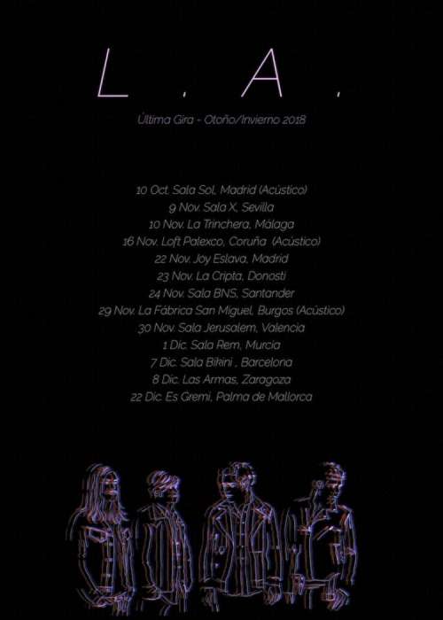 Cartel de Concierto de L.A. en Valencia