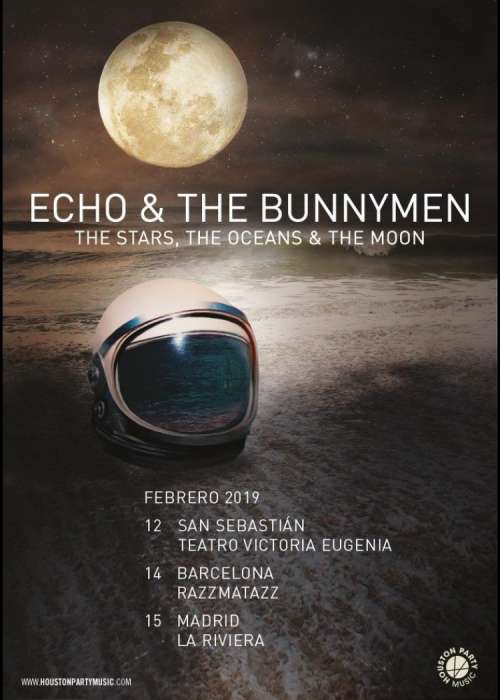 Cartel de Concierto de Echo and the Bunnymen en Madrid