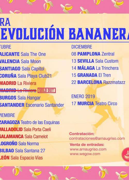 Cartel de Concierto de Arnau Griso en León