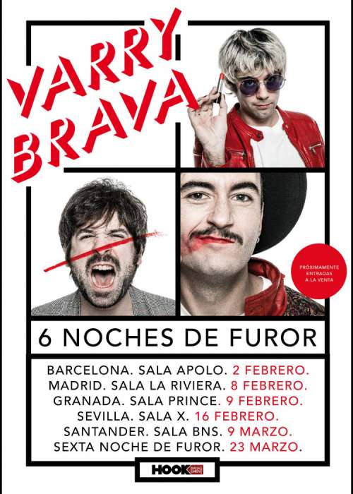 Cartel de Concierto de Varry Brava en Sevilla