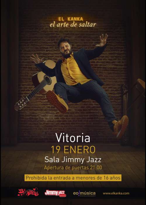 Cartel de Concierto de El Kanka en Vitoria-Gasteiz