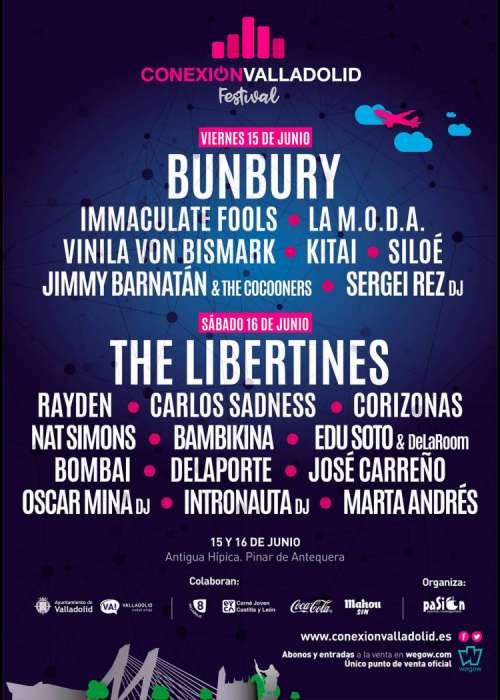 Cartel de Festival Conexión Valladolid 2018