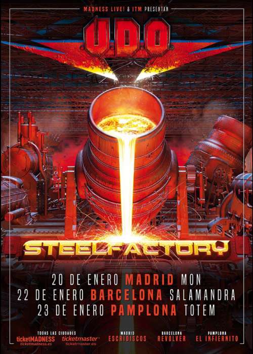 Cartel de Concierto de UDO en Madrid