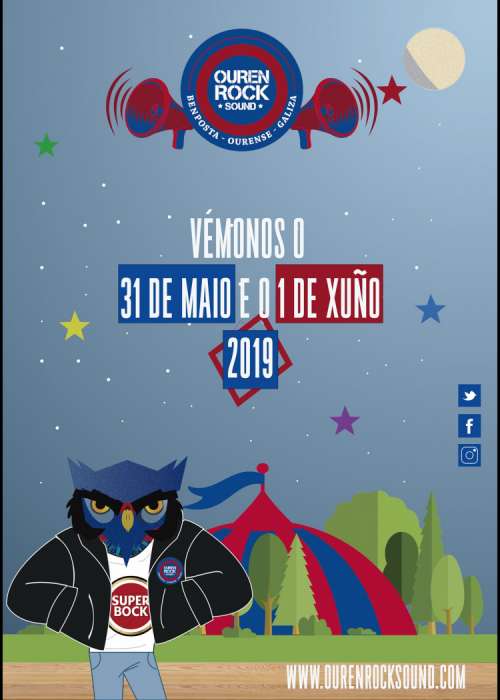 Cartel de Ourenrock Sound 2019