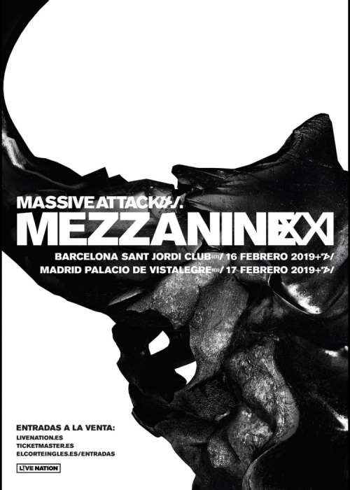 Cartel de Concierto de Massive Attack en Barcelona