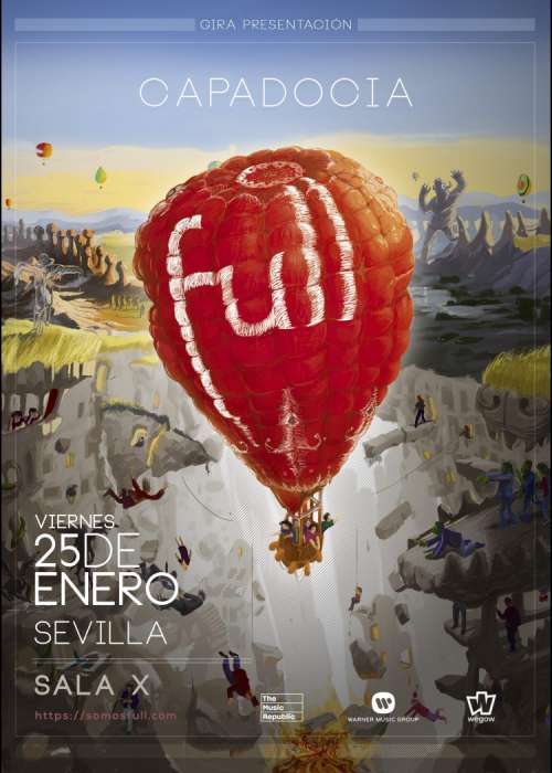 Cartel de Concierto de Full en Sevilla