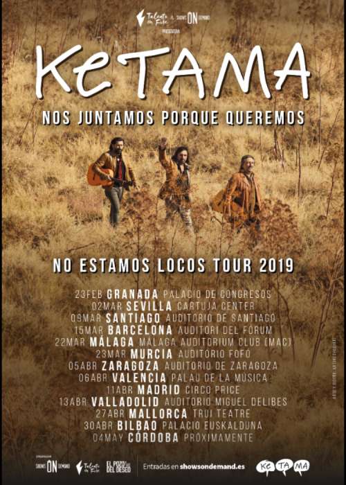 Cartel de Concierto de Ketama en Sevilla