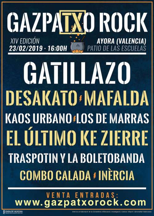 Cartel de Gazpatxo Rock 2019