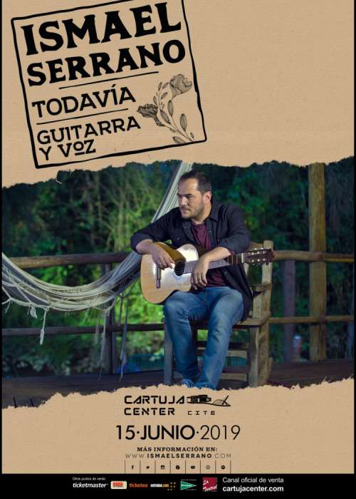 Cartel de Concierto de Ismael Serrano en Sevilla