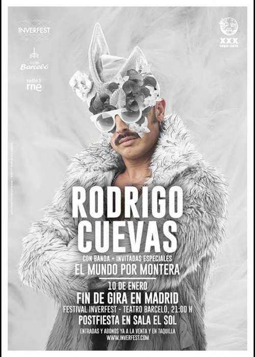 Cartel de Concierto de Rodrigo Cuevas en Madrid
