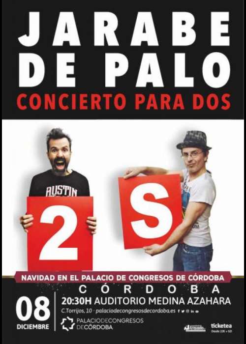 Cartel de Concierto de Jarabe de Palo en Córdoba