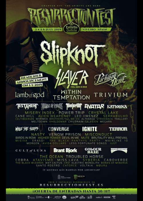 Cartel de Resurrection Fest 2019