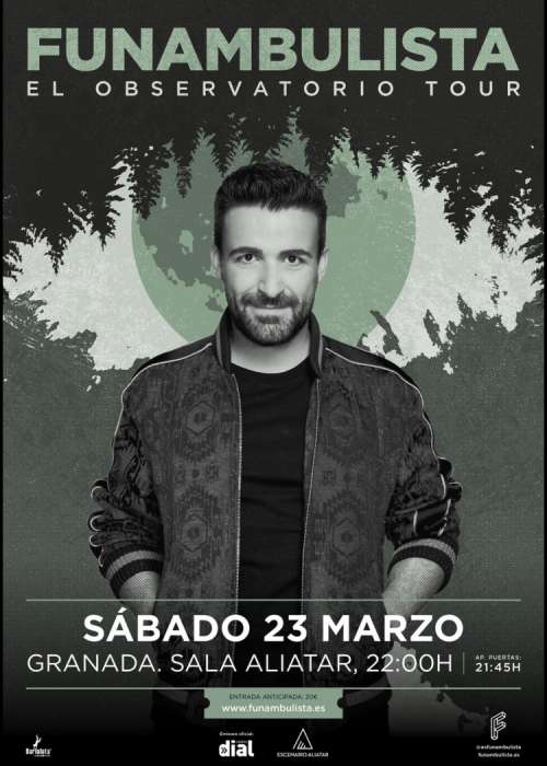 Cartel de Concierto de Funambulista en Granada