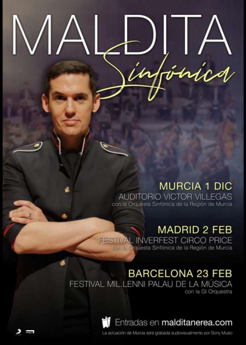 Cartel de Concierto de Maldita Nerea en Barcelona