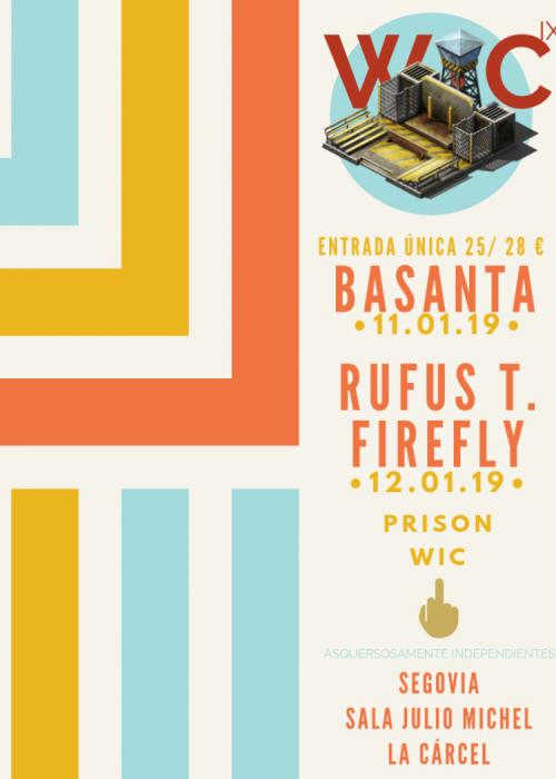 Cartel de Concierto de Rufus T. Firefly en Segovia