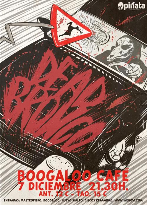 Cartel de Concierto de Dead Bronco en Cáceres