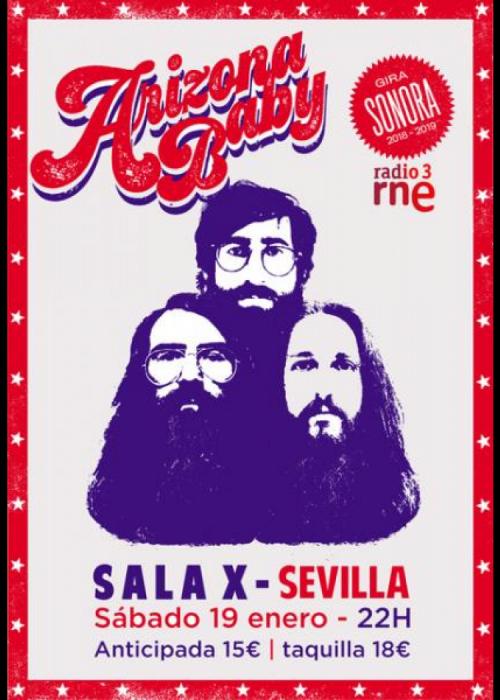 Cartel de Concierto de Arizona Baby en Sevilla
