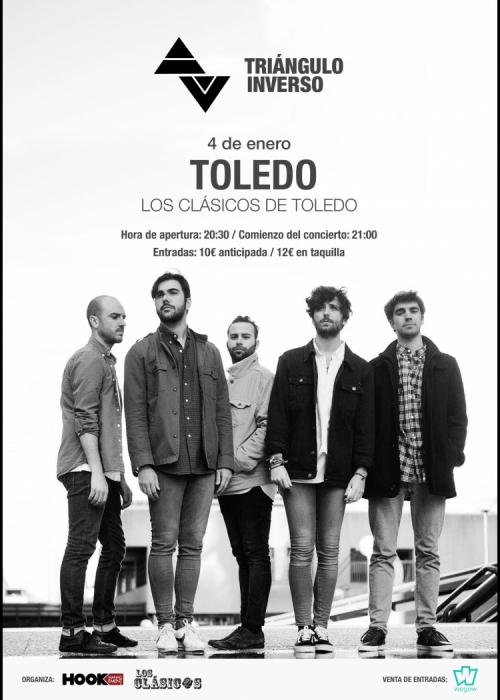 Cartel de Concierto de Triángulo Inverso en Toledo