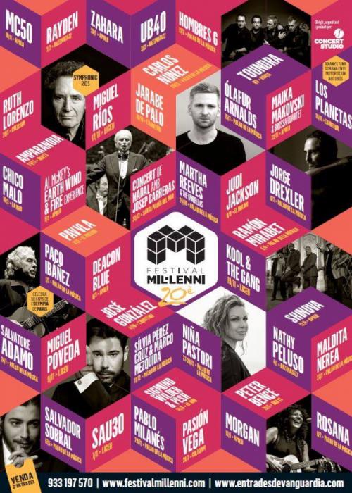 Cartel de Concierto de Babasónicos en Barcelona