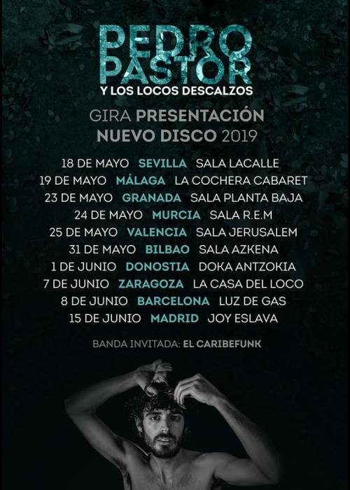 Cartel de Concierto de Pedro Pastor en Granada