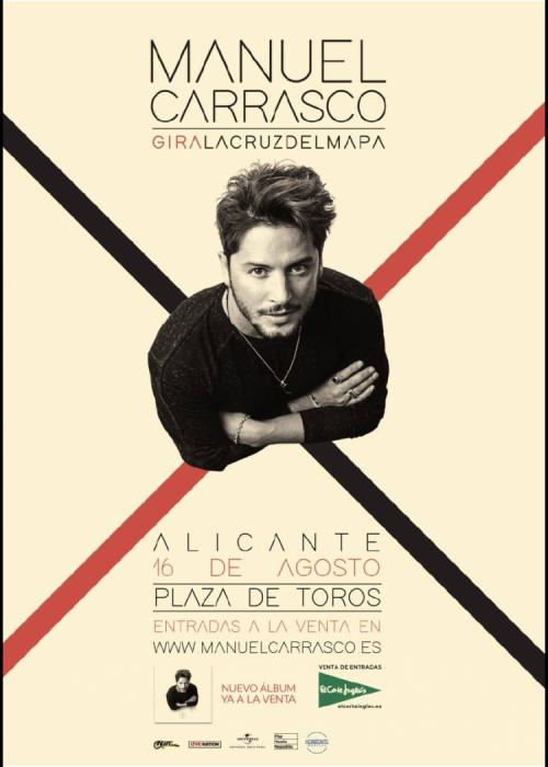 Cartel de Concierto de Manuel Carrasco en Fuengirola