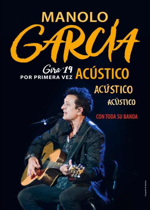 Cartel de Concierto de Manolo García en Ciudad Real
