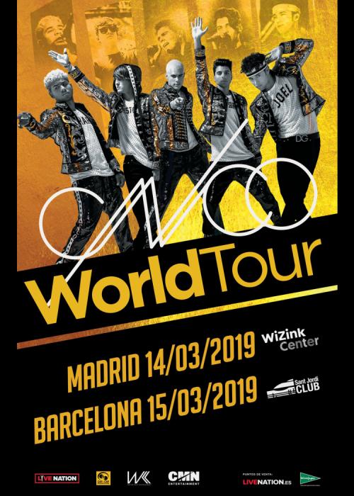 Cartel de Concierto de CNCO en Madrid