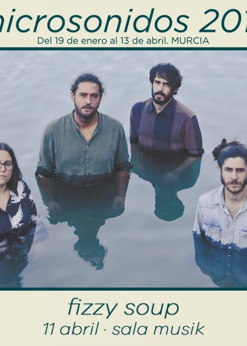 Cartel de Concierto de Fizzy Soup en Murcia