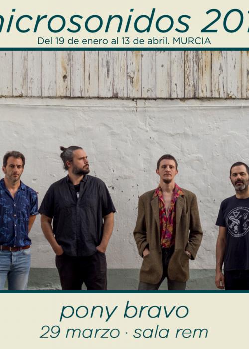 Cartel de Concierto de Pony Bravo en Murcia